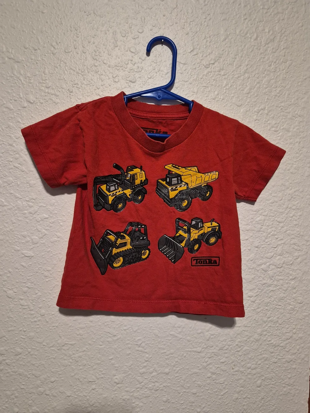 Tonka Kids Red Construction Trucks T-Shirt